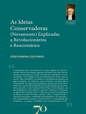 cover image of As ideias conservadoras